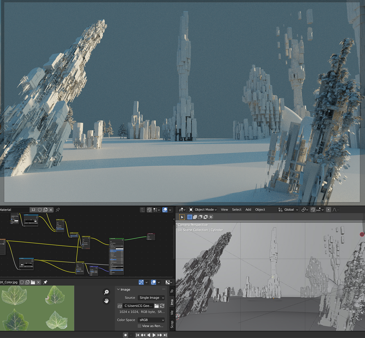 本周“NVIDIA Studio 创意加速”将带您领略 3D 艺术家“CG Geek”以超乎想象的速度打造的大型科幻世界