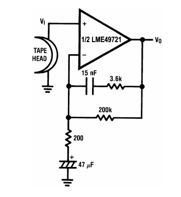 LME49721是2 通道、20-MHz、RRIO、高保真、高性能音频运算放大器