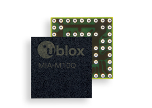 u－blox MIA－M10专为功率与尺寸受限的终端设备打造