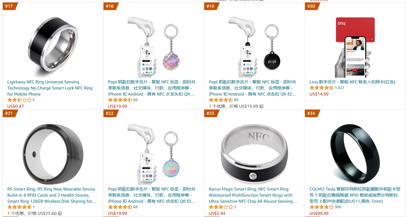 为何三星苹果相继进场？看完亚马逊智能戒指市场现状你也许知道原因