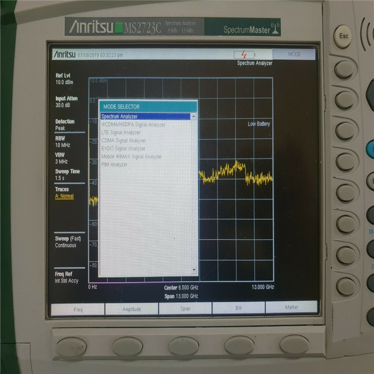 安立MS2723B频谱分析仪13GHz