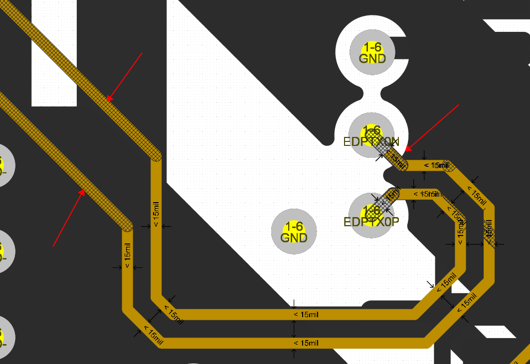 Altium Designer走差分线出现网格是什么原因？