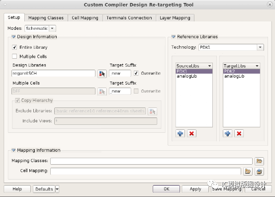 Custom compiler design retargeting/migration flow