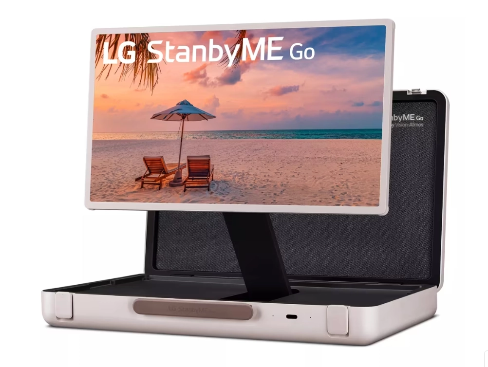 LG 便携式显示器 StanByME Go上市，手提箱外观内置27英寸大屏，搭载20W扬声器