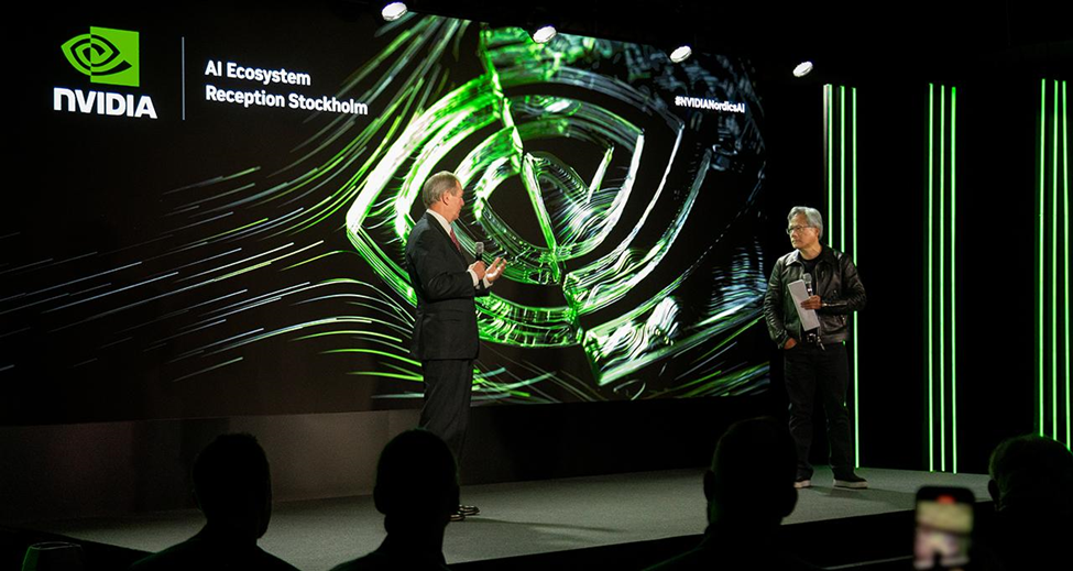 NVIDIA 首席执行官在斯德哥尔摩点燃 AI 对话