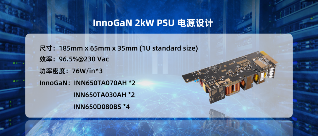 英诺赛科发布全链路InnoGaN数据中心方案，损耗降低50%