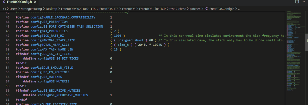 对比 µCOS 和 FreeRTOS 的编码风格