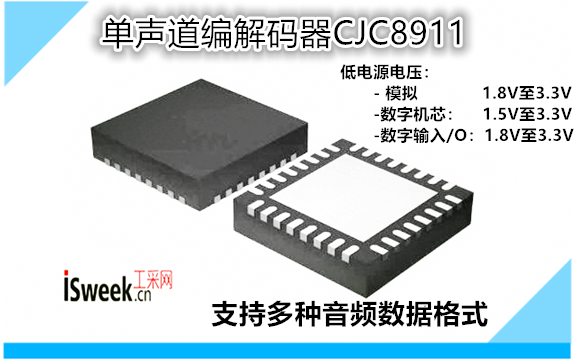 用于便携式音频应用的单声道编解码器