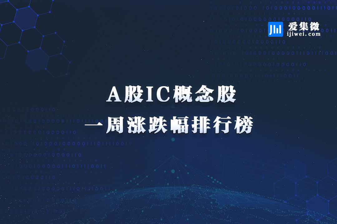 IC概念股本周涨跌幅排行：中科曙光涨幅第一 全志科技跌幅垫底
