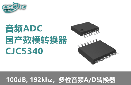 国产立体声音频ADC-CJC5340
