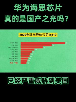 华为海思芯片真的是国产之光吗？华为 海思芯片