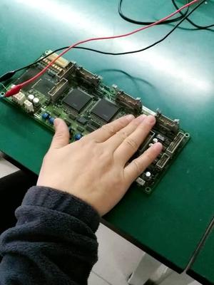 juki电路板无法启动，加电后用手逐个触摸芯片，发现主芯片严重发热，由此断该芯片内部短路电路板维修