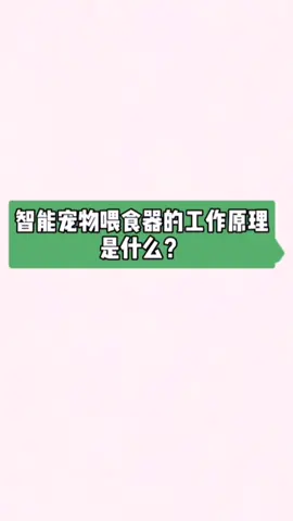 智能宠物喂食器的工作原理 电子元器件 国产芯片 国产替代芯片 智能宠物喂食器 国产单片机
