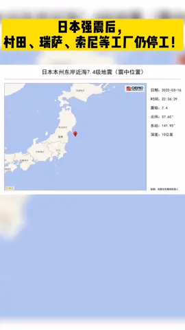 日本福岛地震或加剧全球半导体产业链不确定性 日本福岛地震 瑞萨 索尼 村田